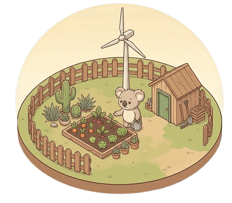 Illustrazione comunità energetica