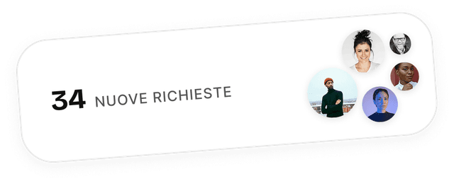 34 Nuove Richieste con avatar profili
